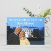 Carte de Noël de la nouvelle adresse de Hillary &  (Debout devant)