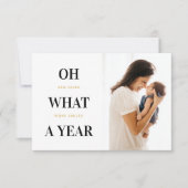 Carte de Noël de la nouvelle famille de bébés (Devant)