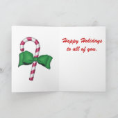 Carte de Noël de la nuit d'hiver (Intérieur)