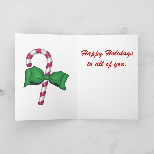 Carte de Noël de la nuit d'hiver (Intérieur)