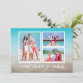 Carte de Noël de la plage Tropical (Debout devant)