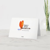 Carte de Noël de la radio de jambon (Dos)