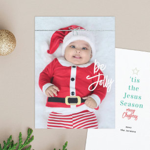 Carte de Noël de la saison de Jésus