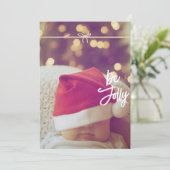 Carte de Noël de la saison de Jésus (Debout devant)