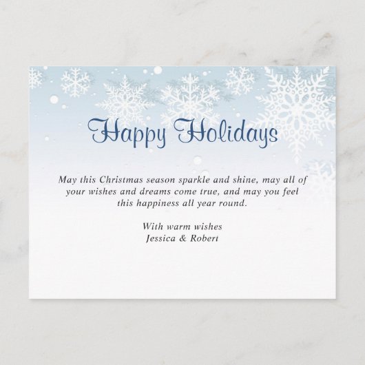 Carte de Noël de la saison moderne (Dos)