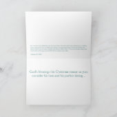 Carte de Noël "de la synchronisation de Dieu" (Intérieur)