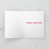 Carte de Noël de l'aide de Santa (Intérieur)