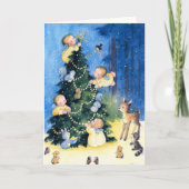 carte de Noël de l'ange d'illustration (Devant)