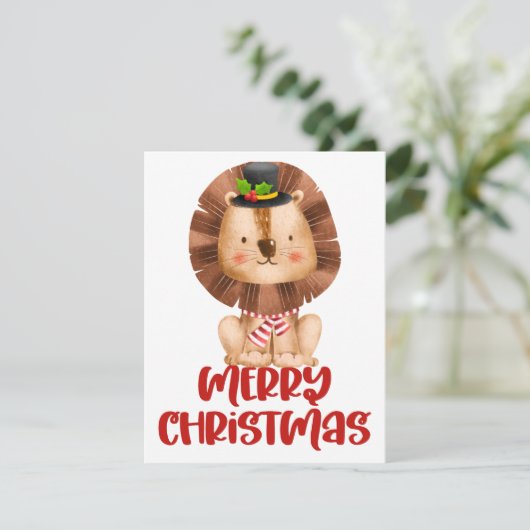 Carte de Noël de l'Aquarelle (Debout devant)