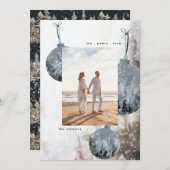 Carte de Noël de l'Aquarelle de neige Baul (Devant / Derrière)