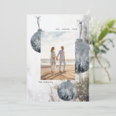 Carte de Noël de l'Aquarelle de neige Baul (Debout devant)