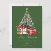 Carte de Noël de l'Arbre de Noël (Devant)