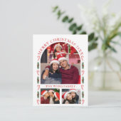 Carte de Noël de l'Arche Moderne avec 3 Photos (Debout devant)