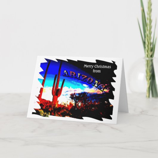 Carte de Noël de l'Arizona (Devant)