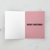 CARTE DE NOËL DE L'ART DE L'ESCALIER CUTE (Intérieur)