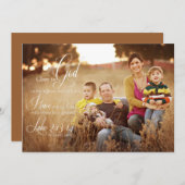 Carte de Noël de Lauren Landry (Devant / Derrière)