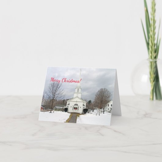 Carte de Noël de l'église de l'amour de Dieu Cante (Devant)