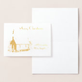 Carte de Noël de l'église (huile) (Affichage)