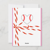 Carte de Noël de l'enseignant, avec amour (Dos)