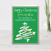 Carte de Noël de l'entreprise (Devant)