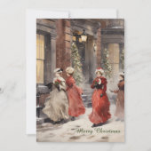 Carte de Noël de l'époque victorienne (Devant)