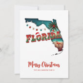 Carte de Noël de l'État de Floride (Devant)