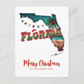 Carte de Noël de l'État de Floride (Devant)