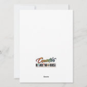 Carte de Noël de l'étoile de Bethléem (Dos)