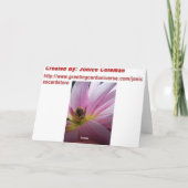 Carte de Noël de lézard de Gecko (Dos)