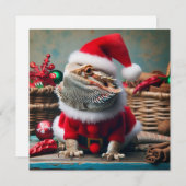 Carte de Noël de l'hardie (Devant / Derrière)