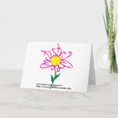 Carte de Noël de libellule de houx (Dos)