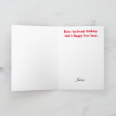 Carte de Noël de l'icône de l'opérateur Ham Radio  (Intérieur)