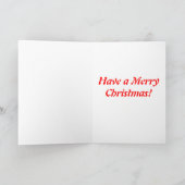 Carte de Noël de limier (Intérieur)