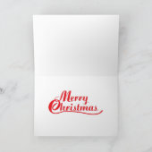 Carte de Noël de l'infirmière (Intérieur)