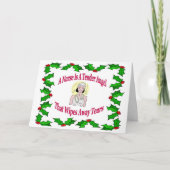 Carte de Noël de l'infirmière (Devant)