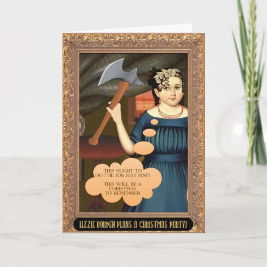 Carte de Noël de Lizzie Borden (histoire récrite (Devant)