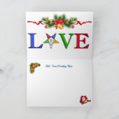 Carte de Noël de l'Ordre de l'Étoile de l'Est (Intérieur)