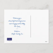 Carte de Noël de l'Oregon /cartes postales spécifi (Dos)