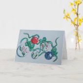 Carte de Noël de Louisiane (Fleur jaune)