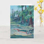 carte de Noël de Louisiane (Fleur jaune)