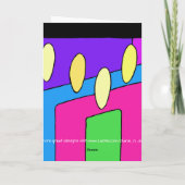 Carte de Noël de Madonna de paix (Dos)