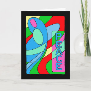 Carte de Noël de Madonna de paix