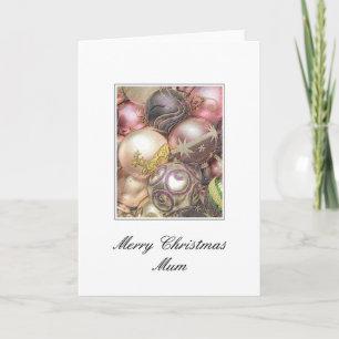 Carte de Noël de maman Joyeux