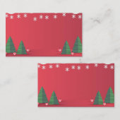 Carte de Noël de mariage (Devant / Derrière)