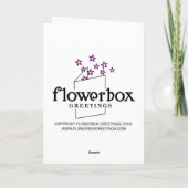 Carte de Noël de Martini de rose d'esprit de (Dos)