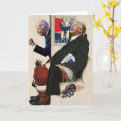 Carte de Noël de mauvais perdant (Fleur jaune)