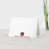 Carte de Noël de Meowy (Dos)