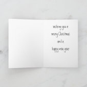 Carte de Noël de "messager" (Intérieur)