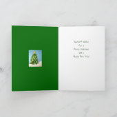 Carte de Noël de mitaine (Intérieur)