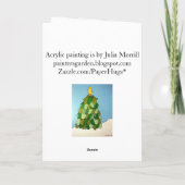 Carte de Noël de mitaine (Dos)